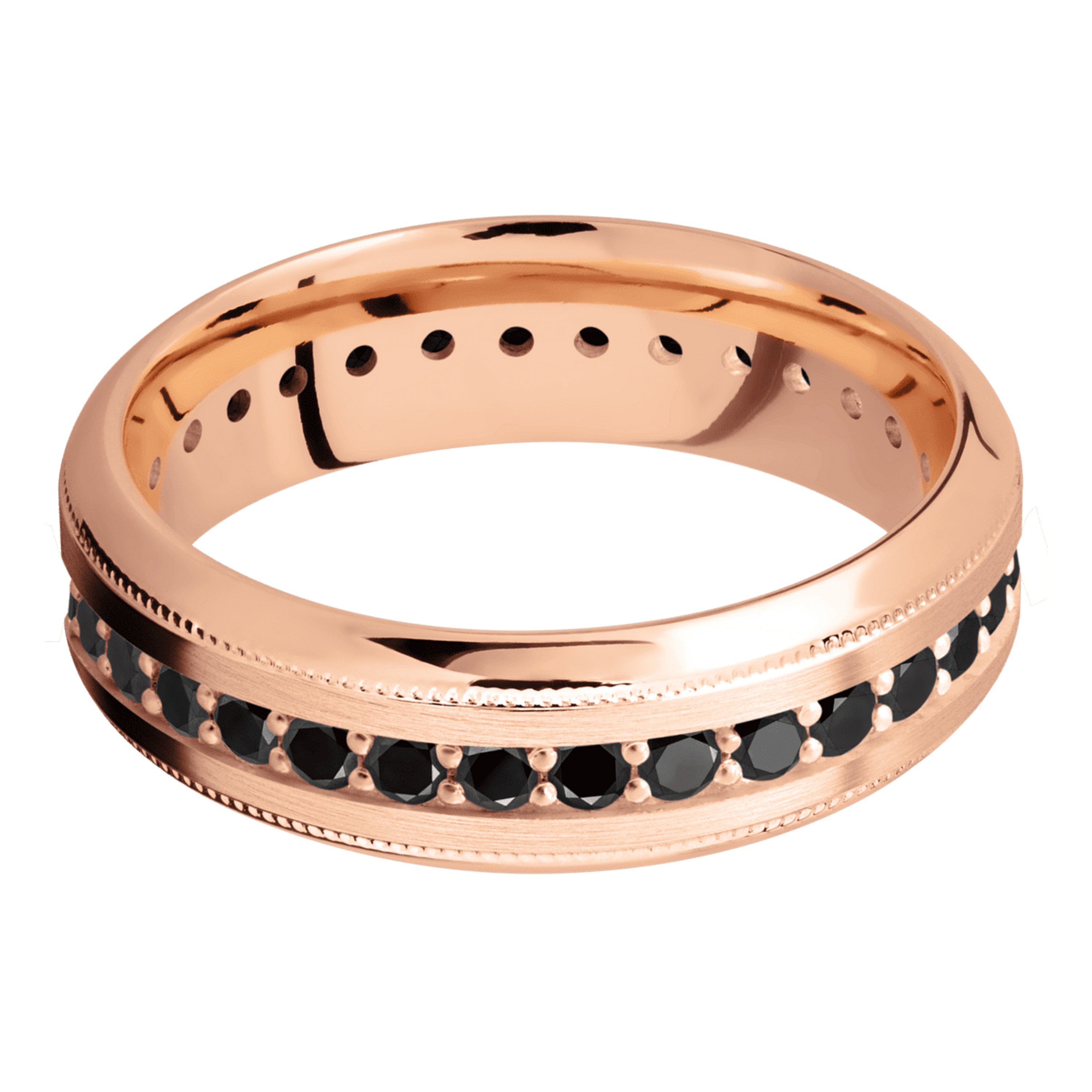 Mens rose gold wedding band with black diamonds 60 photos Mens rose gold wedding band with black diamonds 60 photos